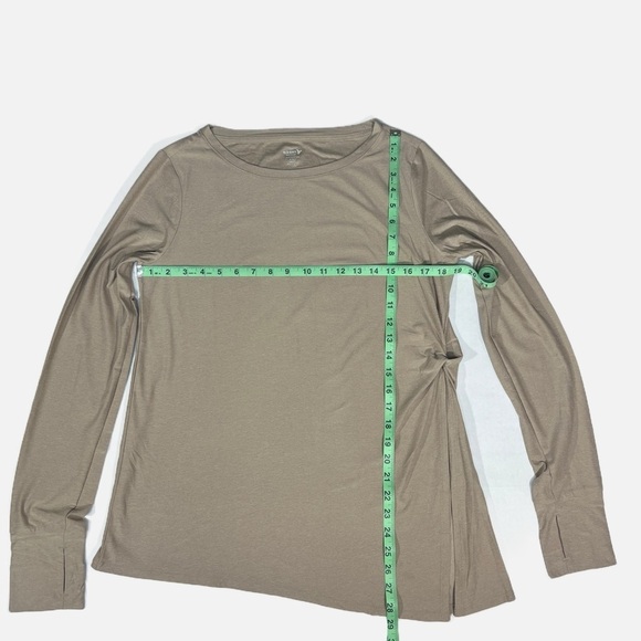 Old Navy Cloud94 Long Sleeve Active Wear Ecru Womens size Medium - Picture 7 of 10